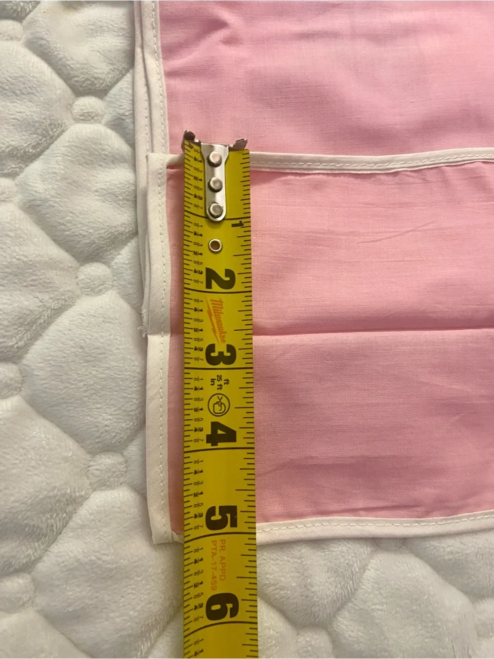 Vintage NOS Stamped Cross Stitch Pink Toaster Cover